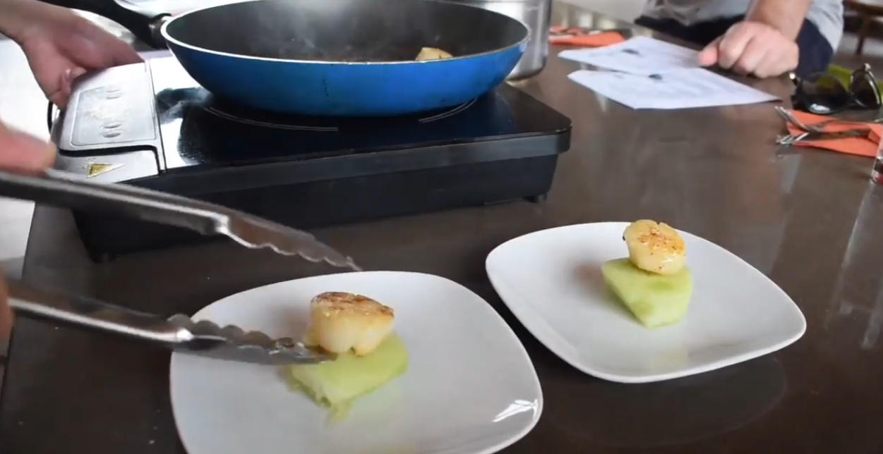 Club Med at Home - Eat&Drink - Seared Scallops with Fruit